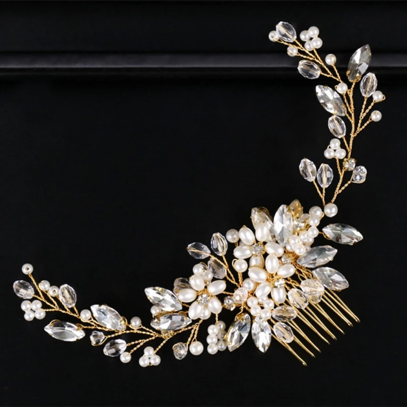 Новинка роскошные аксессуары для волос невесты 100% свадебная бижутерия ручной