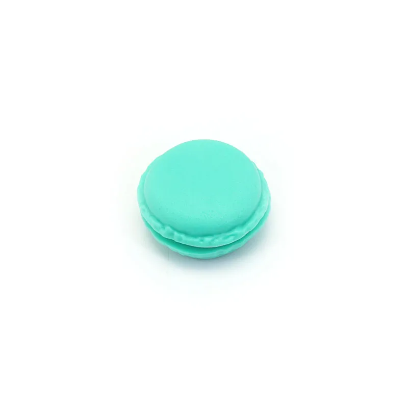 Blue-green 1 шт., новинка, карамельный цвет, Милая Мини-шкатулка для драгоценностей, для кольца, ожерелья, чехол для переноски, органайзер, коробка для хранения, органайзер, свадебный подарок - Цвет: Blue-green