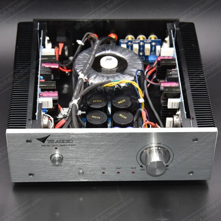 

Amplifier AM-80 KSA-50 circuit DIY fever HIFI Class AB / A Gold seal ON MJ15024 / MJ15025 Amplifier 150W * 2 AMP
