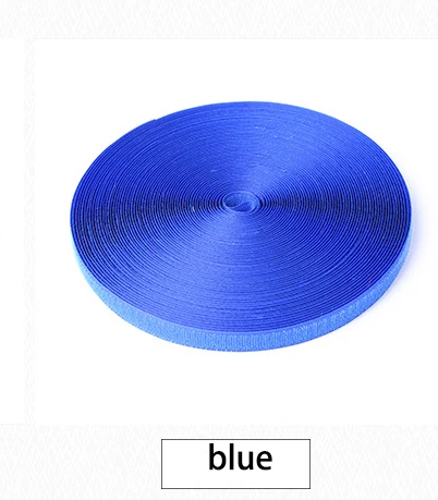 20mm 12m blue 2 см x 12 м многоразовые нейлоновые Пришивные крючки и петли клейкая крепежная лента держатель листа DIY для волшебной ленты обувь украшения одежды - Цвет: 20mm 12m blue