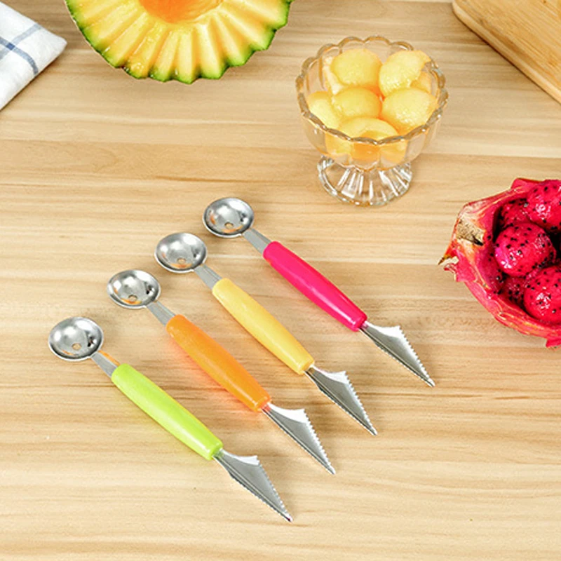 Двойная нержавеющая сталь двойного назначения фрукты резьба украшение торт