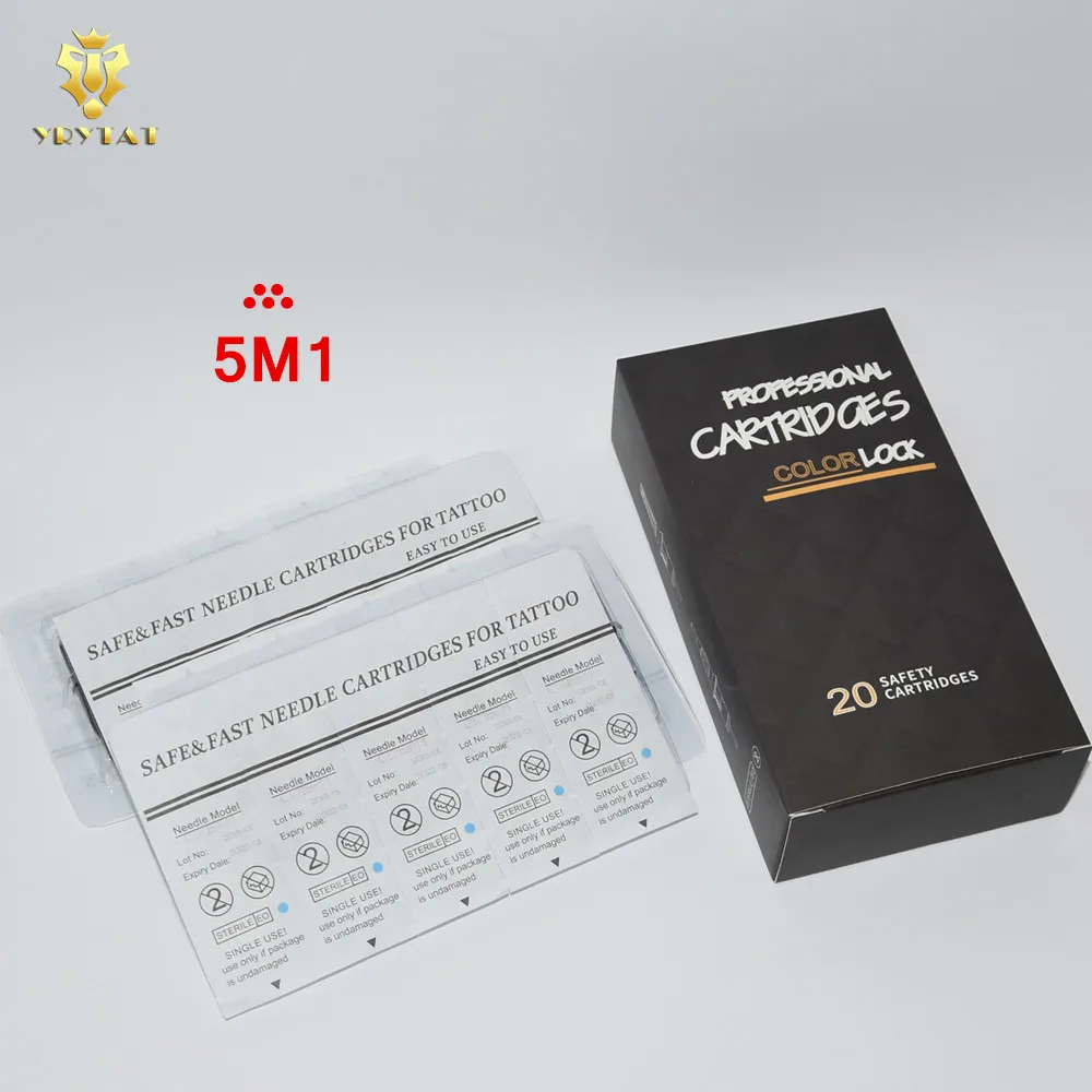 20 шт одноразовые картриджи для татуировок игольчатая поставка 5 M/7 M/9 M/11 M/13 M/15 M