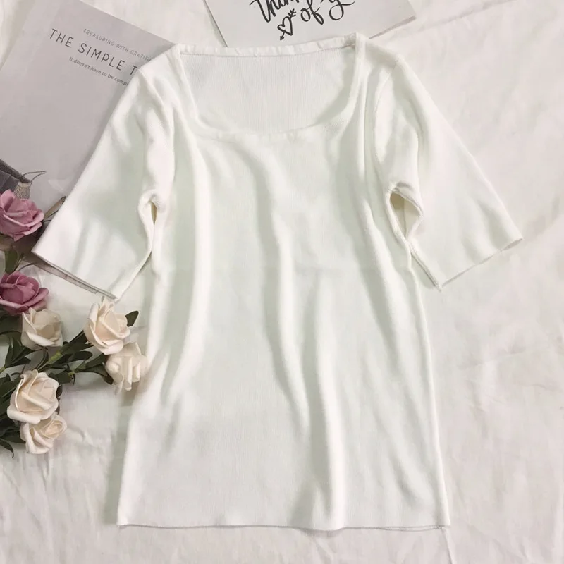 2021 летняя рубашка s Женская трикотажная с коротким рукавом женские футболки T04