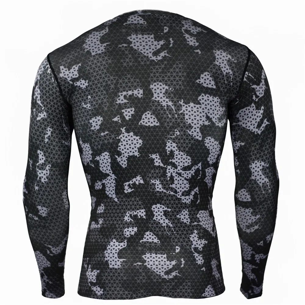Compression Clothing Running Suit Camouflage Suit Fieece Leggings Men's Sports Suit Warm Men's Tracksuit Thermal underwear 4XL