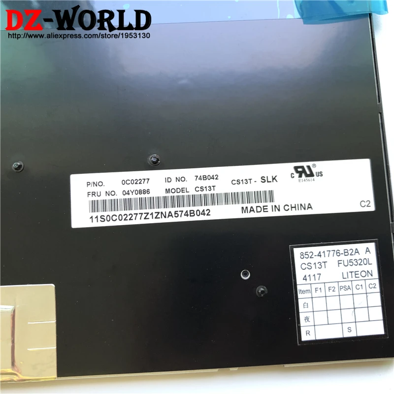 Новая клавиатура SK для Lenovo Thinkpad T440 T440S T431S T440P T450 T450S L440 L450 L460 T460 FRU 04Y0886 04Y0848 00HW900 |