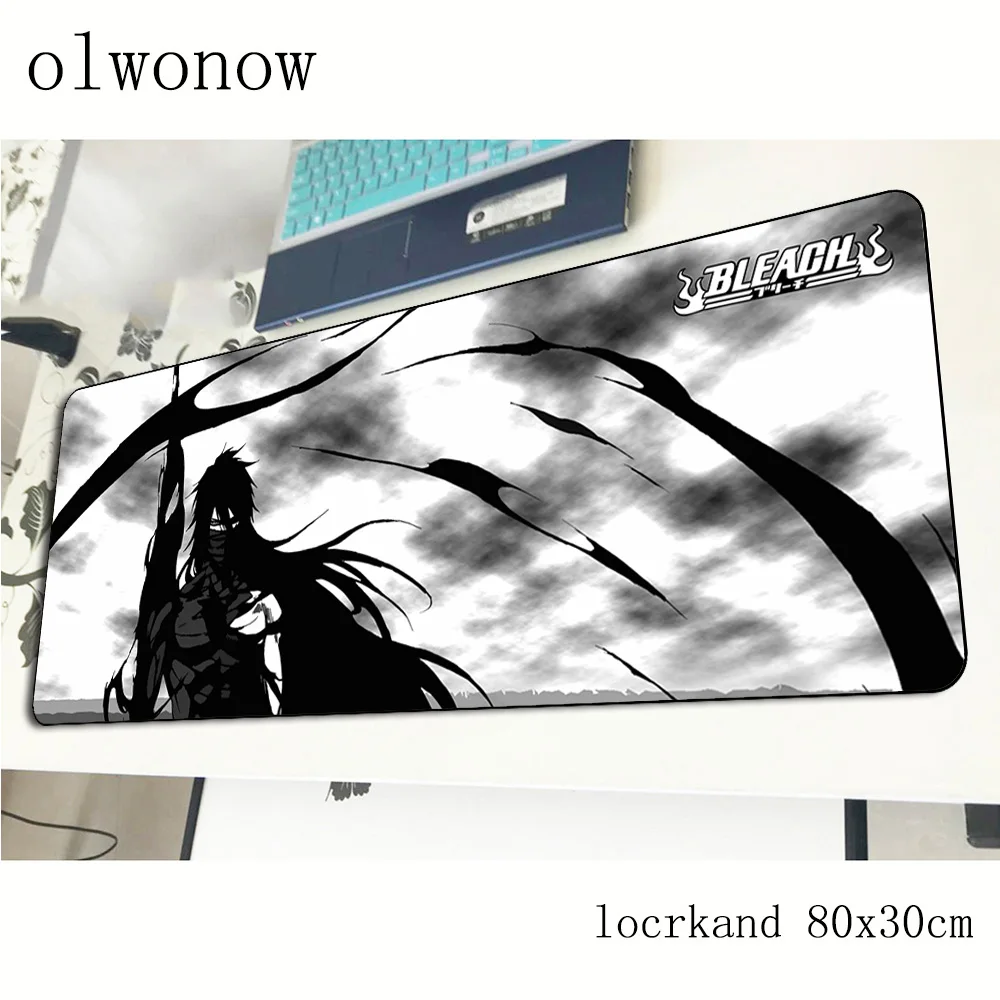 BLEACH Коврик для мыши 80x30 см Модный игровой коврик большой геймер HD с узором