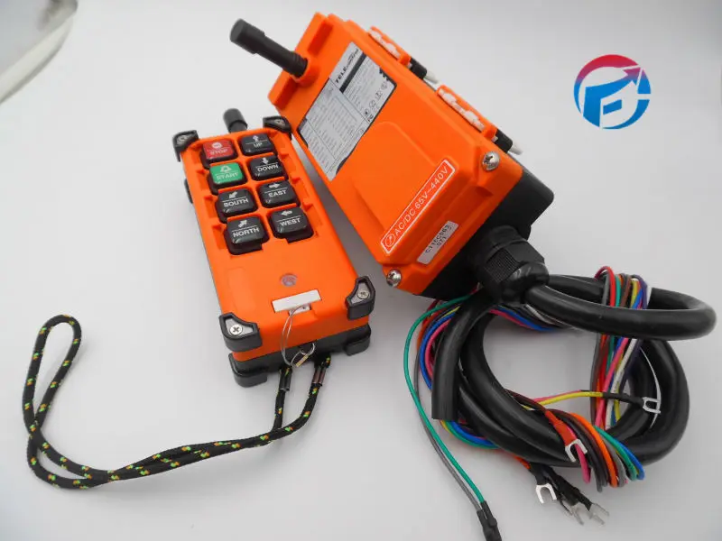 

F21-E1B 8 Channels Industrial Remote Controller Switches Hoist Crane (1Transmitter +1 Receiver) AC/DC18V-65V