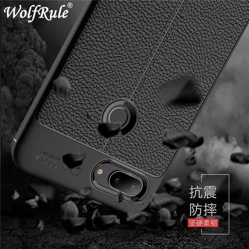 Чехол Xiaomi Mi 8 Lite противоударный роскошный кожаный мягкий чехол из ТПУ для 8x / mi