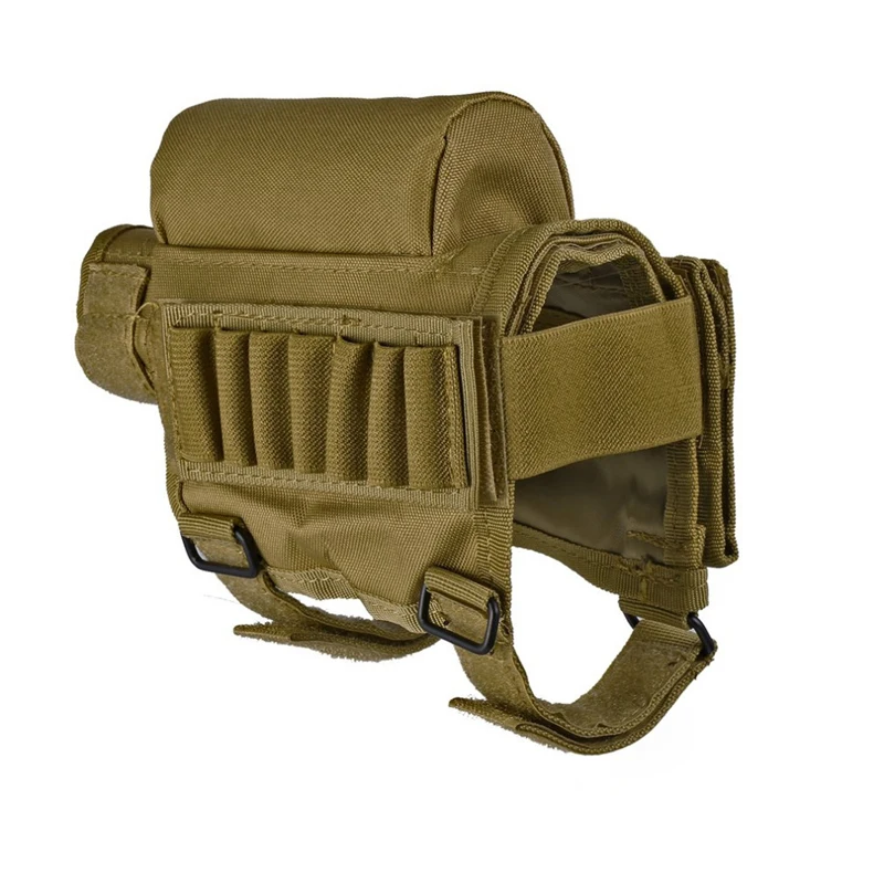 Boodun Outdoor Hunting Multi-purpose Adjustable Tactical bullet bag Advanced Gun Bag Butt Stock Rifle Cheek Rest Padded Packages | Спорт и