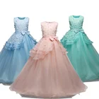 2021 платье для девочек с цветами, розовое платье для вечеринки, конкурса, первого причастия, свадьбы, подростков, детей, детское платье для выпускного вечера, платье для градуирования