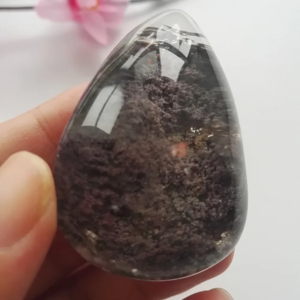 Большой 52 г Редкие природного chorite Кристаллы Красный Призрак сад кварцевые