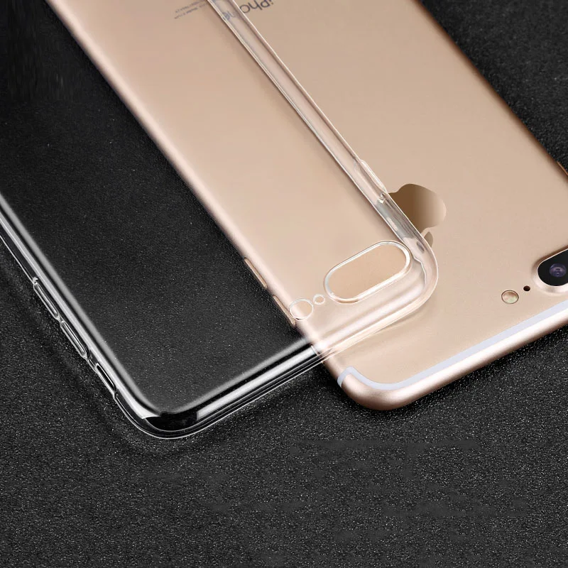 Чехол для apple iphone 7 7Plus мобильный телефон TPU iphone7 plus Чехлы i7 i7plus i прозрачный мягкий