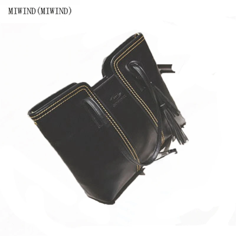 Miwind (miwind) новый 2017 модельер марка женщины кожаные сумки дамы старинные на ремне