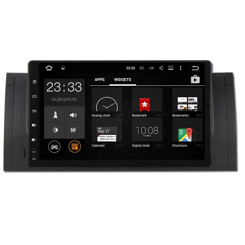 Android 9 1 RAM 1G четырехъядерный 1024*600 1080P Din Автомобильный GPS dvd плеер для BMW E39 X5 M5 E38 E53 Can