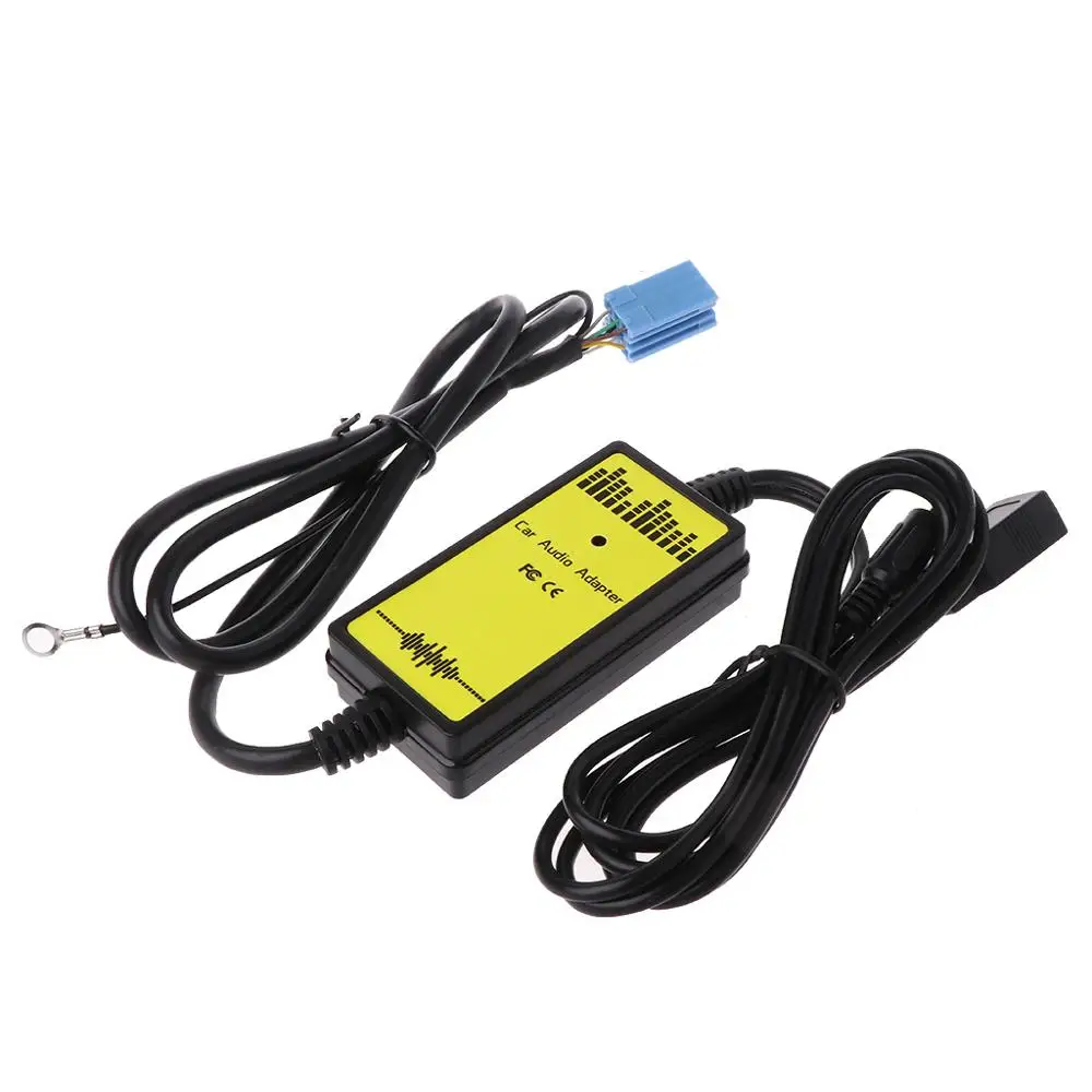 Новый Автомобильный MP3 плеер радио интерфейс устройство смены компакт дисков USB SD