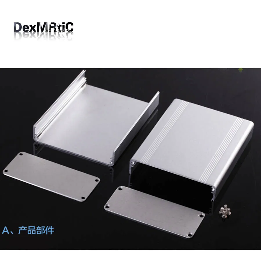 Алюминиевый корпус Корпус для электрического проекта PCB shell box 88 (3 46 &quot) X38 (1 49&quot)