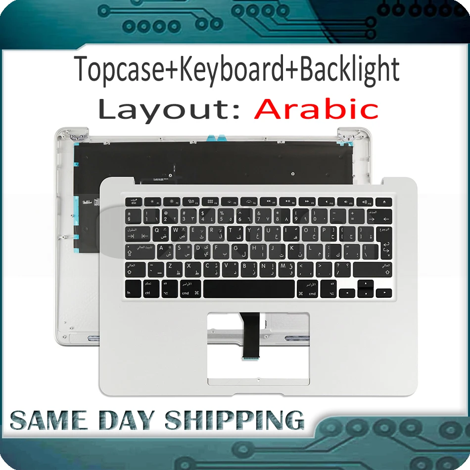 Новый Для Macbook Air 13 'ཉ 3&quot A1466 клавиатура арабский с верхней крышке Topcase +