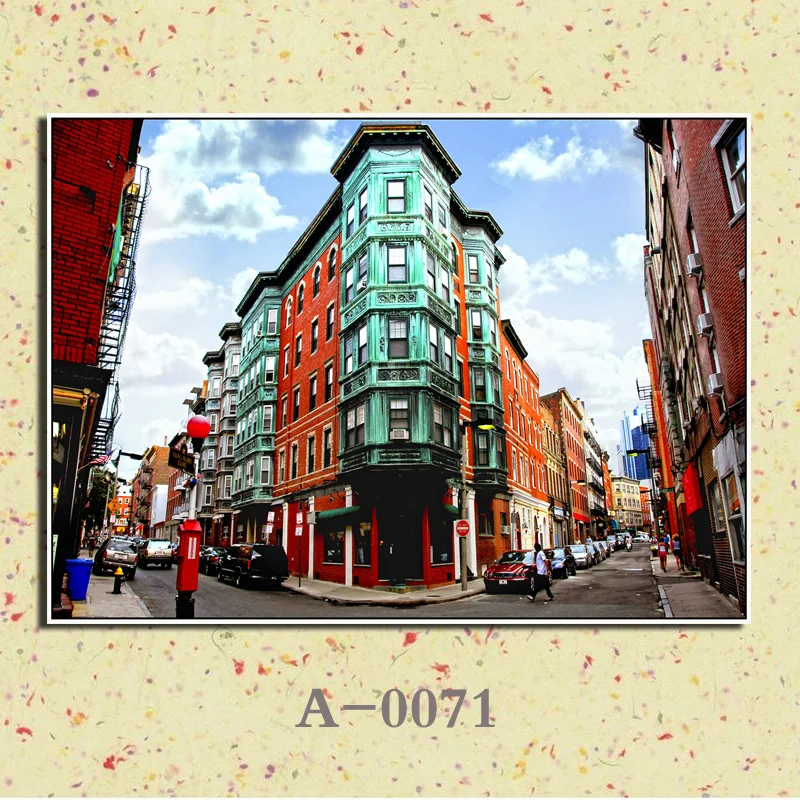 High Spray Modern Art Special Building Painting PictureWall Pictures for Home Decoration | Дом и сад