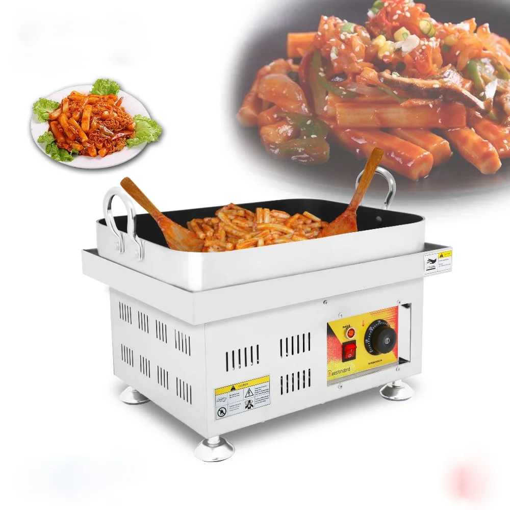 Жареный рис торт машина печь для жарки рисовых лепешек в Корейском стиле Tteokbokki
