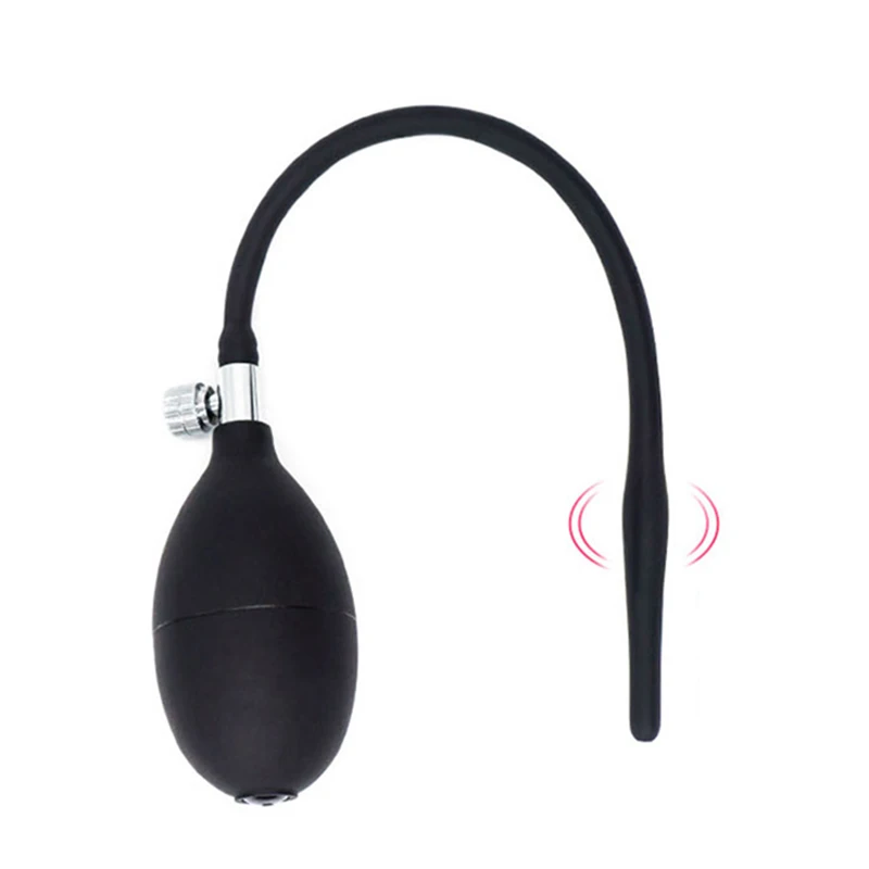 Inflatable Long Penis Plug Silicone Dilators Urethral Sound Male Catheter Sex Masturbator For Men Gay Adult Products | Красота и