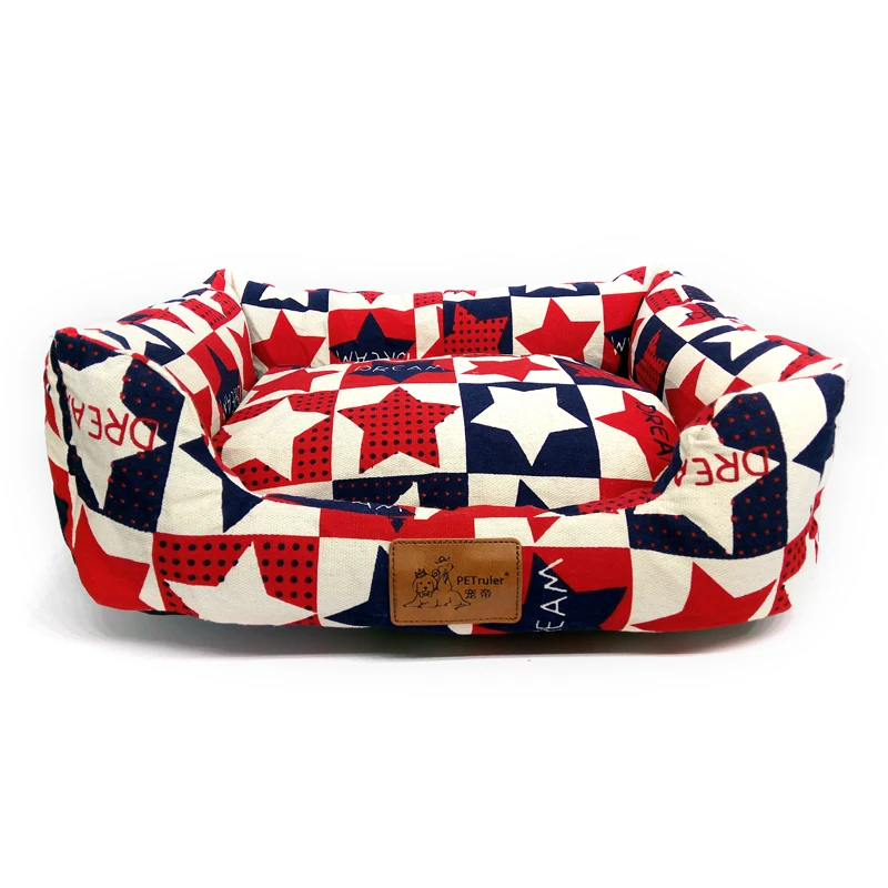 Съемная кровать для кошек и собак креативный домик моющаяся кровати маленьких