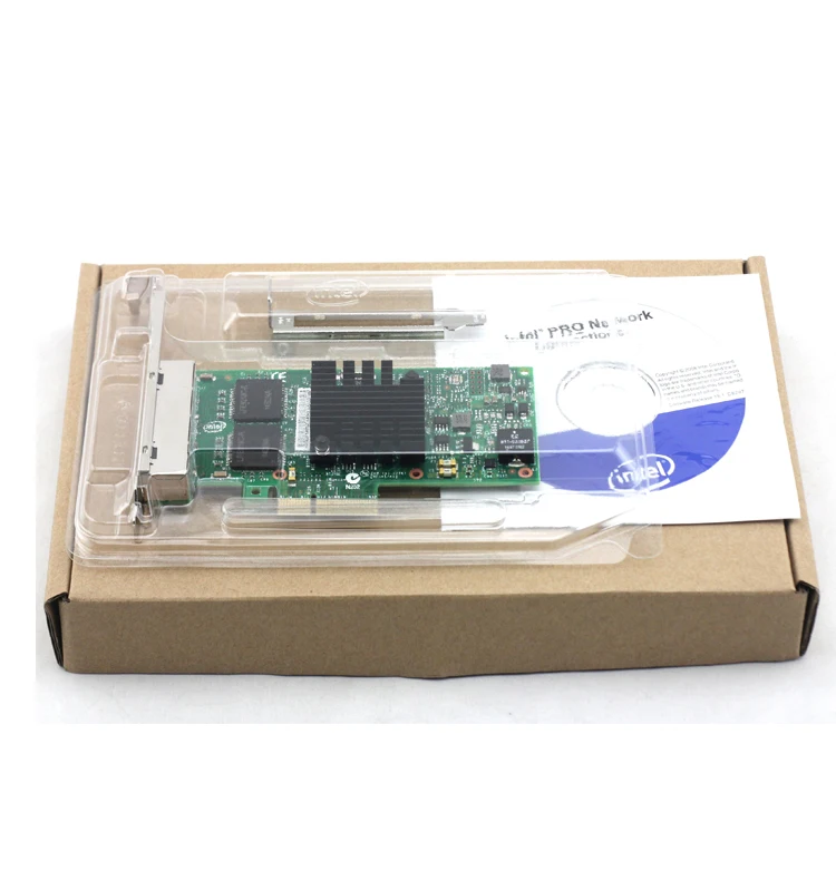 ARUENTEX I350 T4 4 * Порт Gigabit Ethernet PCI E X4 Intel I350AM4 сетевой серверный адаптер карта
