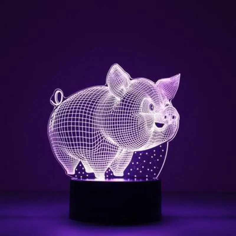 Ночник с 3d изображением статуи Свободы простой модный светильник на день