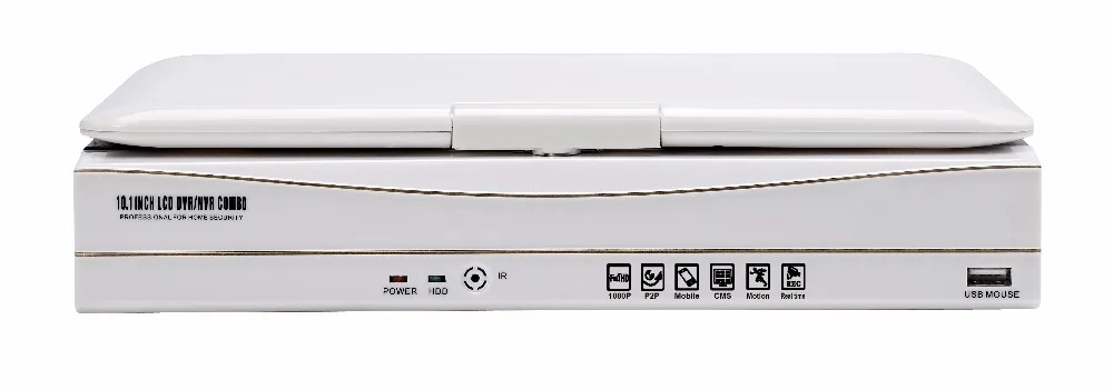 

build in 1TB HDD 10 inch monitor 1080P wireless wifi cctv IP camera system for home shop 2MP security camera system wifi