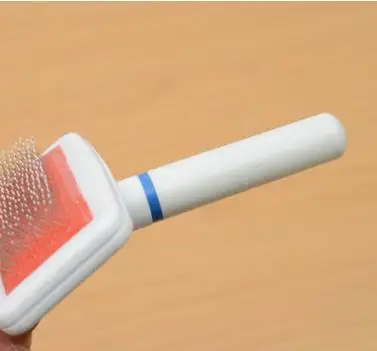 Белая Расческа с подушкой безопасности защитной головкой липкая бусина белая