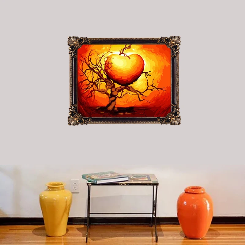 Картина по номерам на холсте абстрактные DIY украшения дома Настенная картина