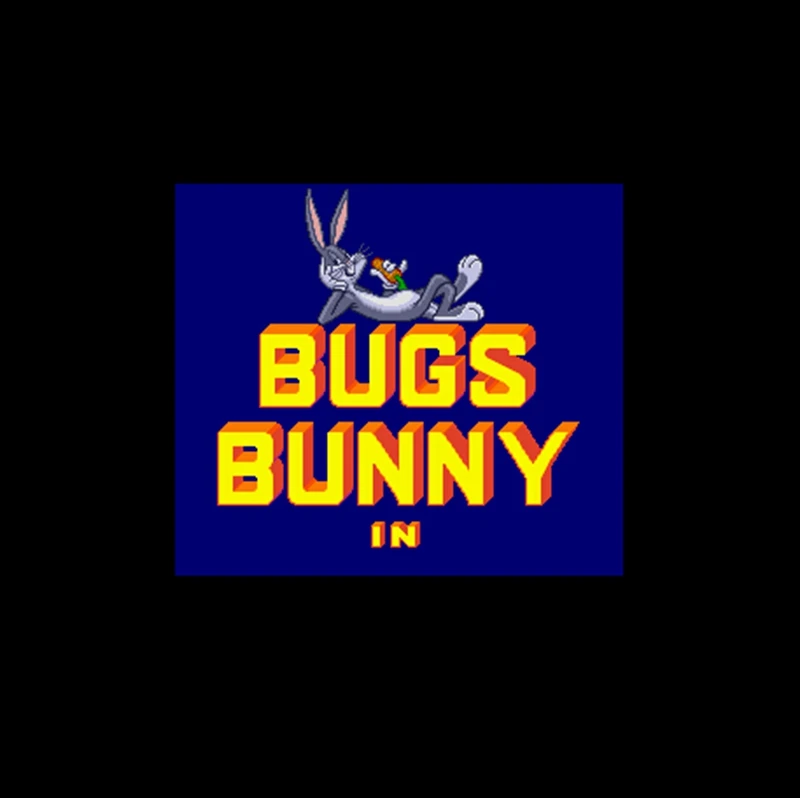 Bugs Bunny-Rabbit Rampage 16 бит большая серая игровая карта для NTSC игрового игрока Прямая