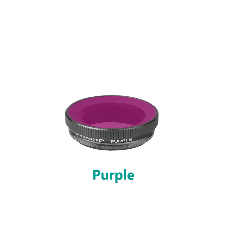 Purple OSMO экшн CPL MCUV ND4/8/16/32 ND-PL набор фильтров для объектива фильтр для DJI Osmo действие Gimbal Камера аксессуары - Цвет: Purple