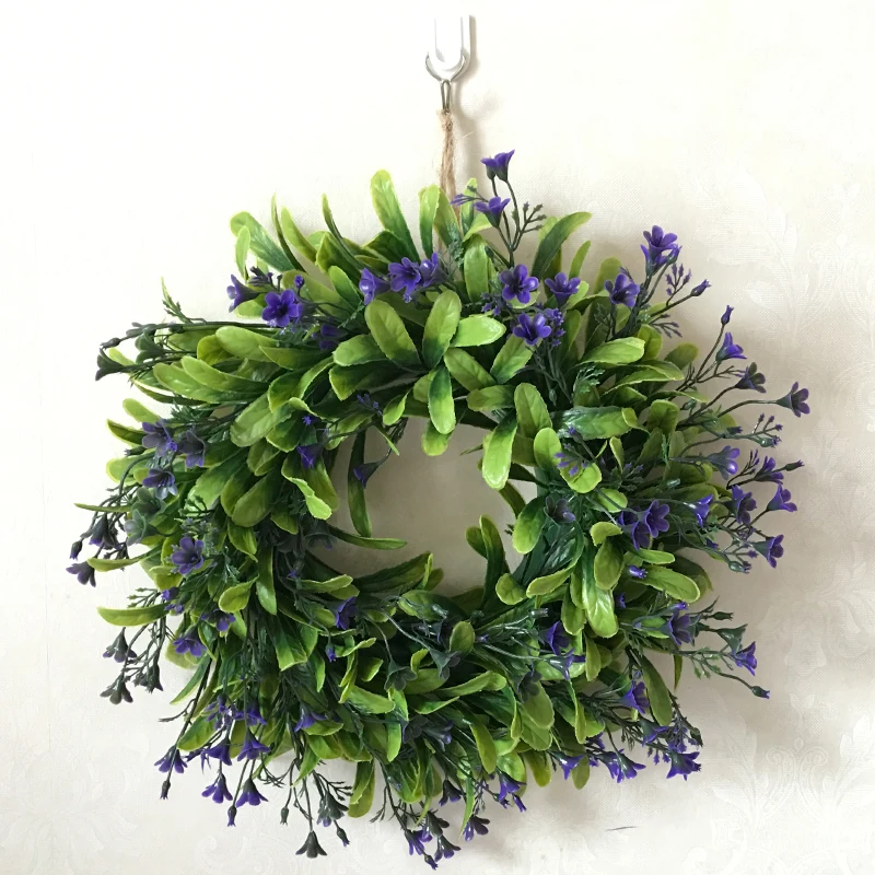 Adeeing Реалистичный искусственный венок цветы дверь подвесное окно свадьба