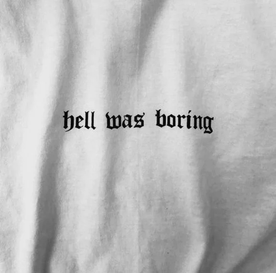 Футболка женская с принтом в стиле гранж милая хлопковая рубашка хипстера сатаны