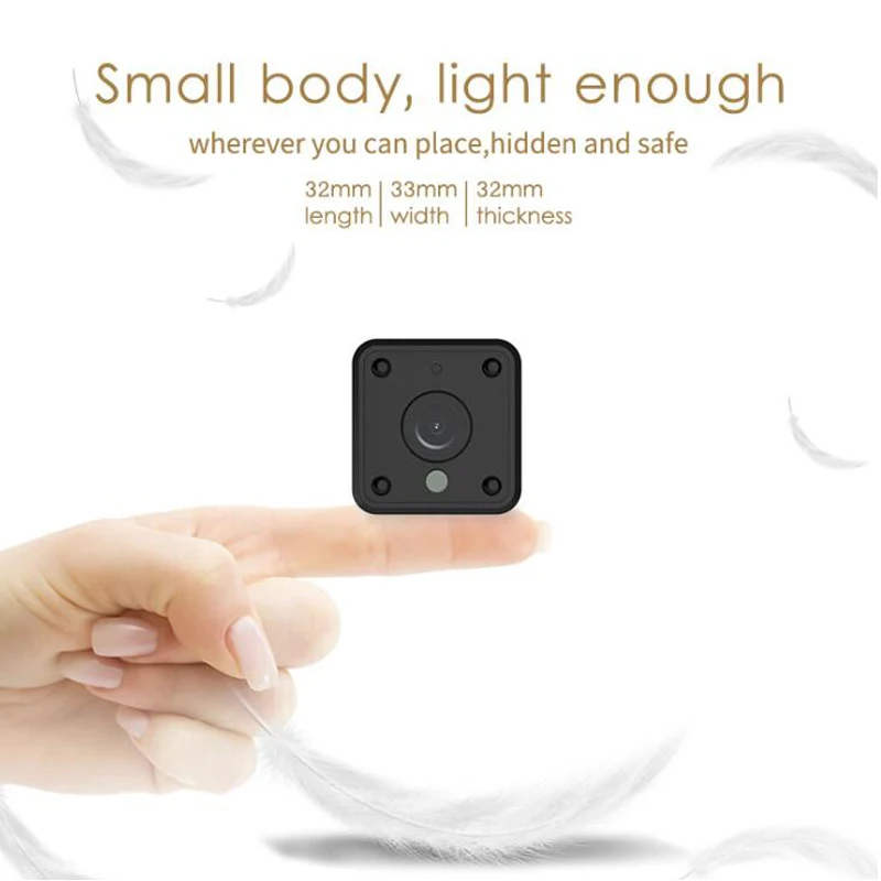 HD 720P беспроводная мини WiFi ip-камера ночное видение Обнаружение движения Мини