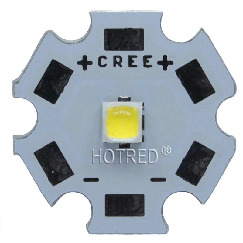 5 шт. 10 Вт Cree XPL XP-L светодиодный излучатель светильник белый 6500 к теплый белый 3000-3200 к 2,95-3,25 в с 8 мм 12 мм 14 мм 16 мм 20 мм PCB для DIY