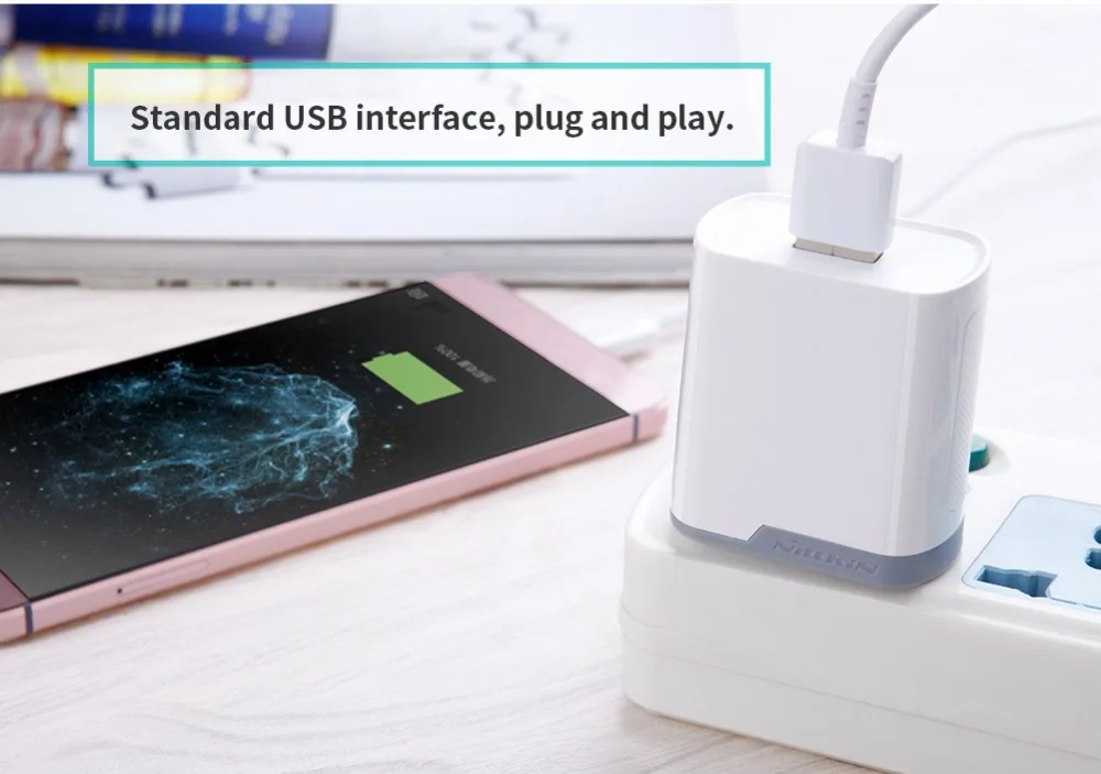 Nillkin QC3.0 адаптер Quick Charge 3 0 зарядное устройство с type C кабелем для samsung Galaxy S10 S9 Plus Xiaomi