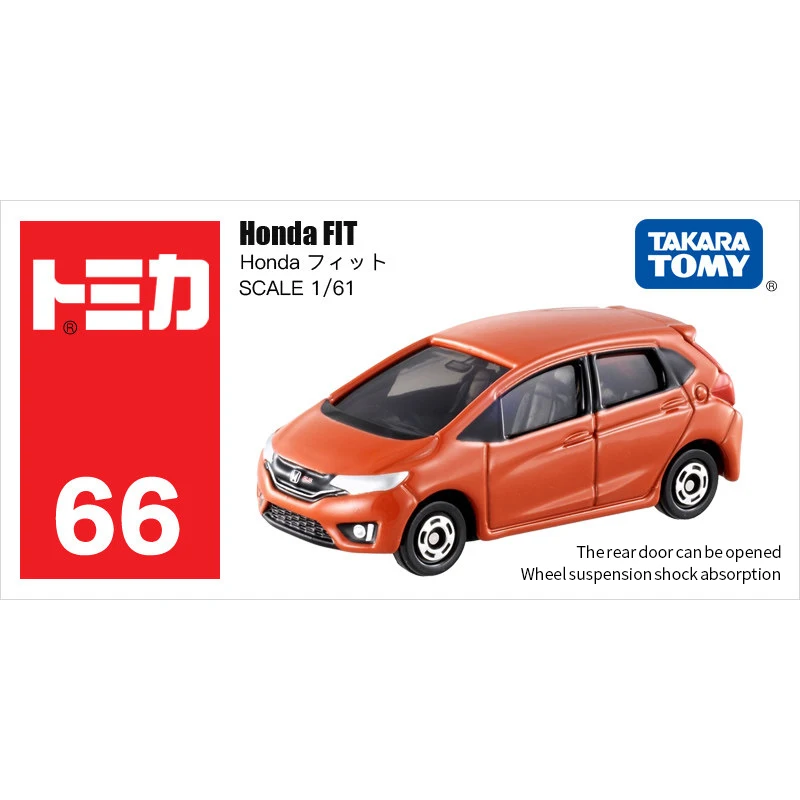 Takara Tomy Tomica 1/61 Honda FIT Metal Diecast Model Vehicle Toy Car New in Box #105 |