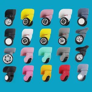 Чемодан на колесиках GUGULUZA 360, универсальный, W041, цветной Прядильщик