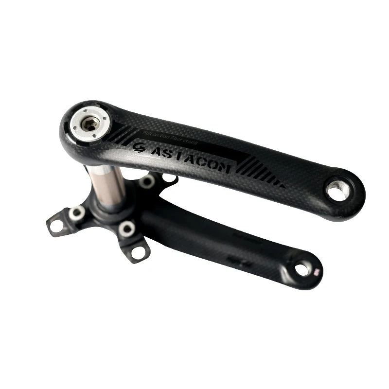 ASIACOM Mtb велосипеда углерода Crank 175 мм 104BCD велосипед коленчатый Fit для SHIMANO шатуны