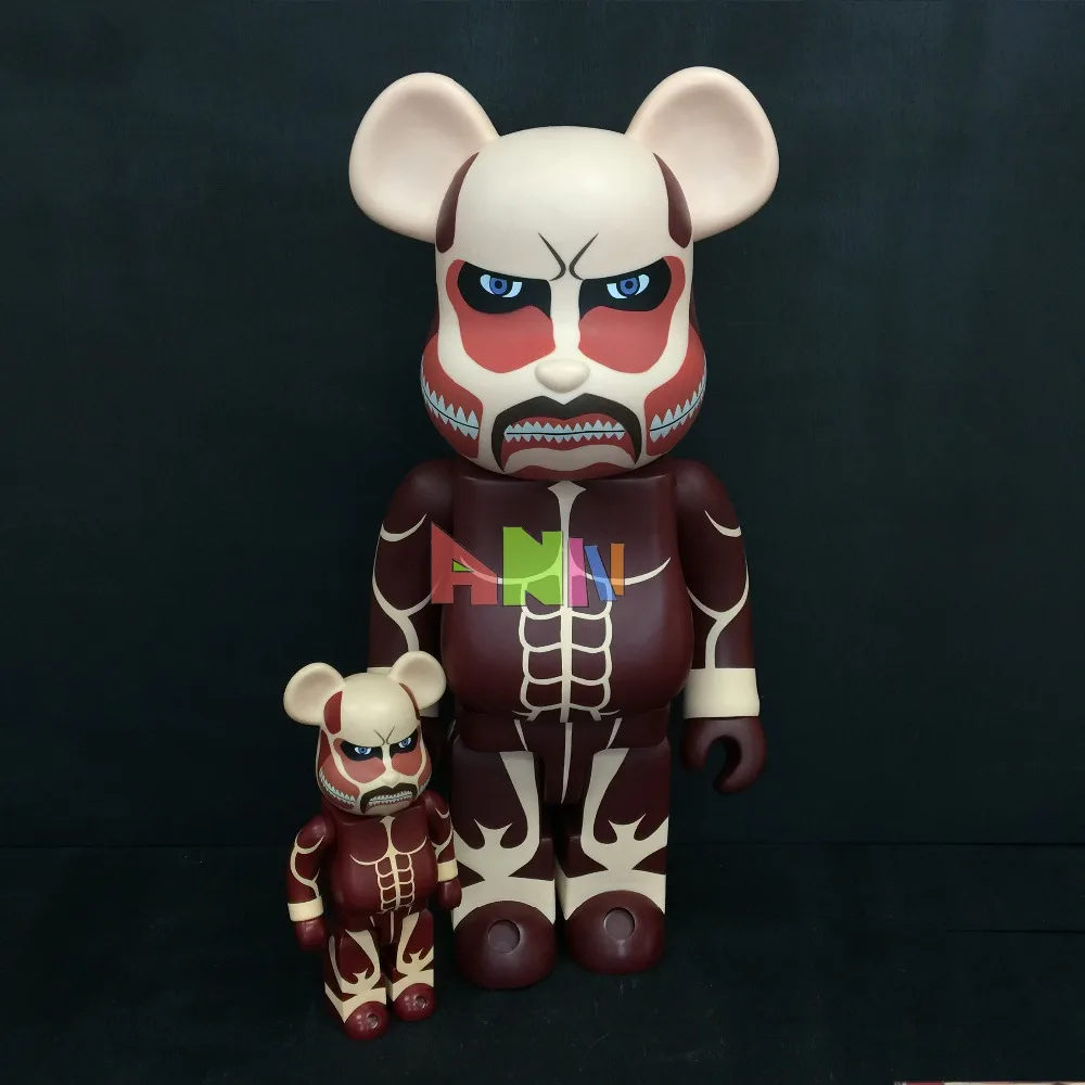 Ограниченная версия 1000% bearbrick bear @ brick 70 см Milky Girl ПВХ фигурка игрушка MEDICOM