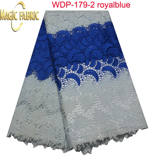 Высокое качество Африки гипюр кружева ткани оптовая вышитые шнур кружевной для