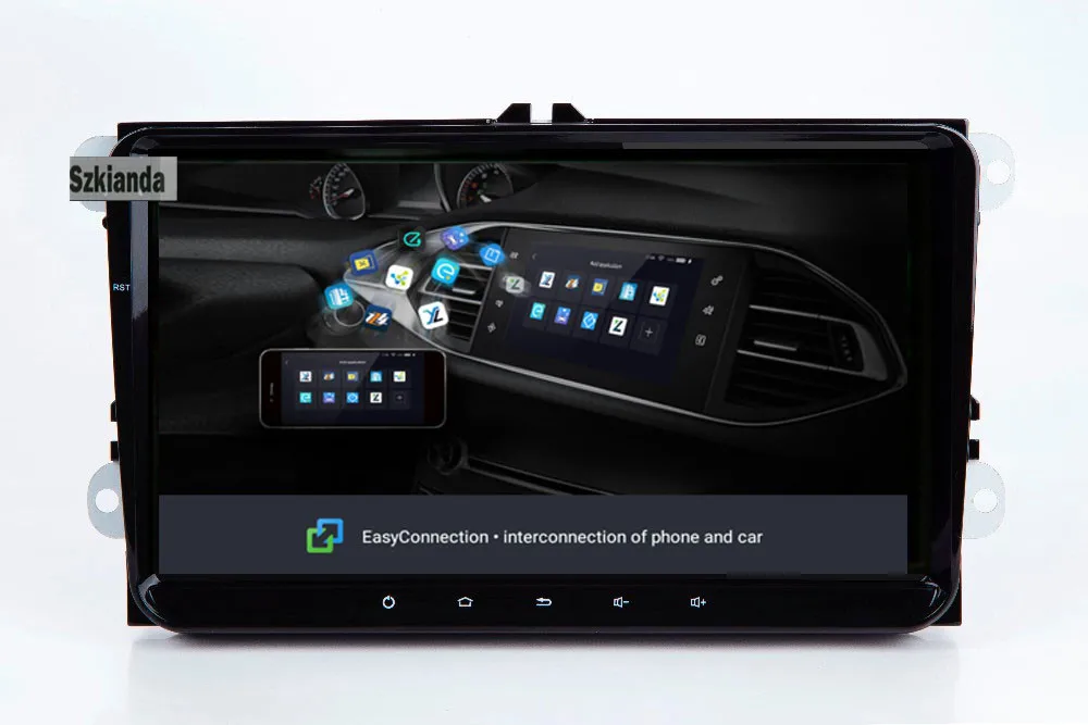 9 &quotandroid 10 автомобильный dvd плеер для VW Golf MK5 Jetta Passat Polo Tiguan Wifi 3G GPS Bluetooth радио SD OBD