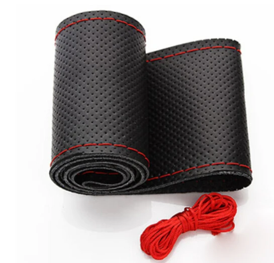 2019 аксессуары чехол на руль автомобиля кожаный Универсальный для Suzuki SX4 SWIFT Alto Liane