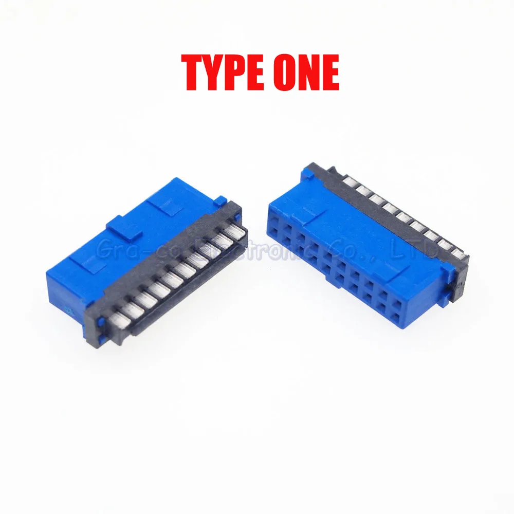 10pcs USB 3.0 Socket IDC 19P Female Jack Connector | Электроника