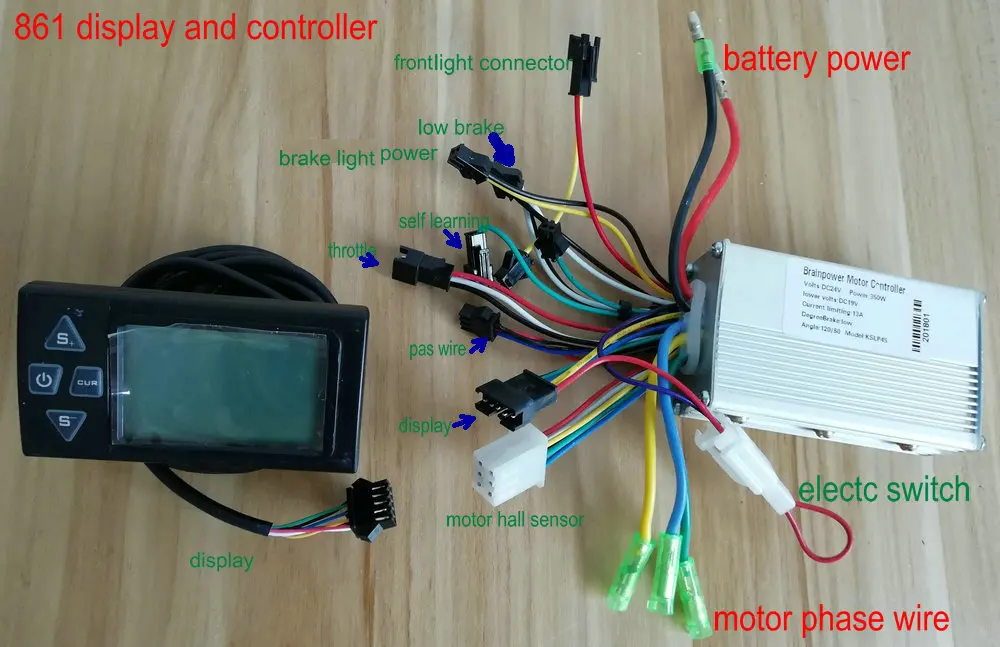 24v36v48v250w350w управление Лер и ЖК дисплей Руководство панель приборной панели для