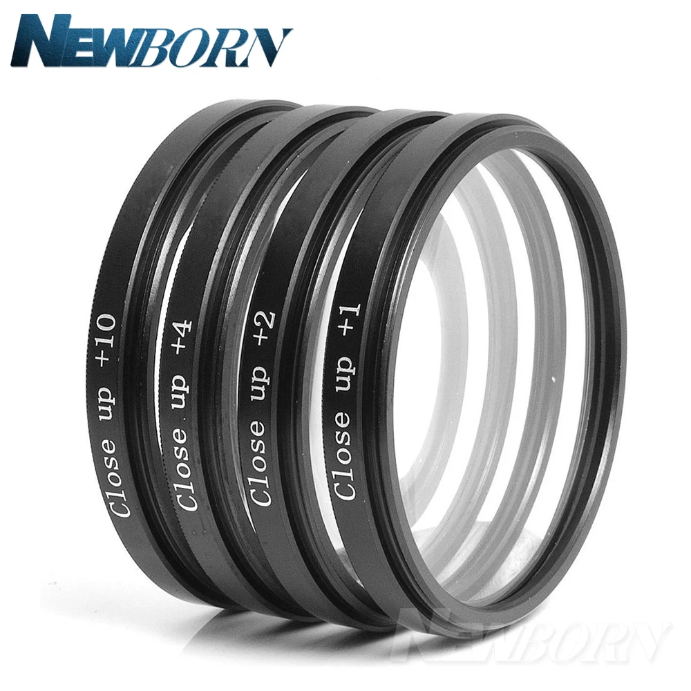Макрофильтр 49 52 55 58 62 67 72 77 мм для макросъемки 1 + 2 4 10 комплектов UV CPL FLD ND2 8 фильтр