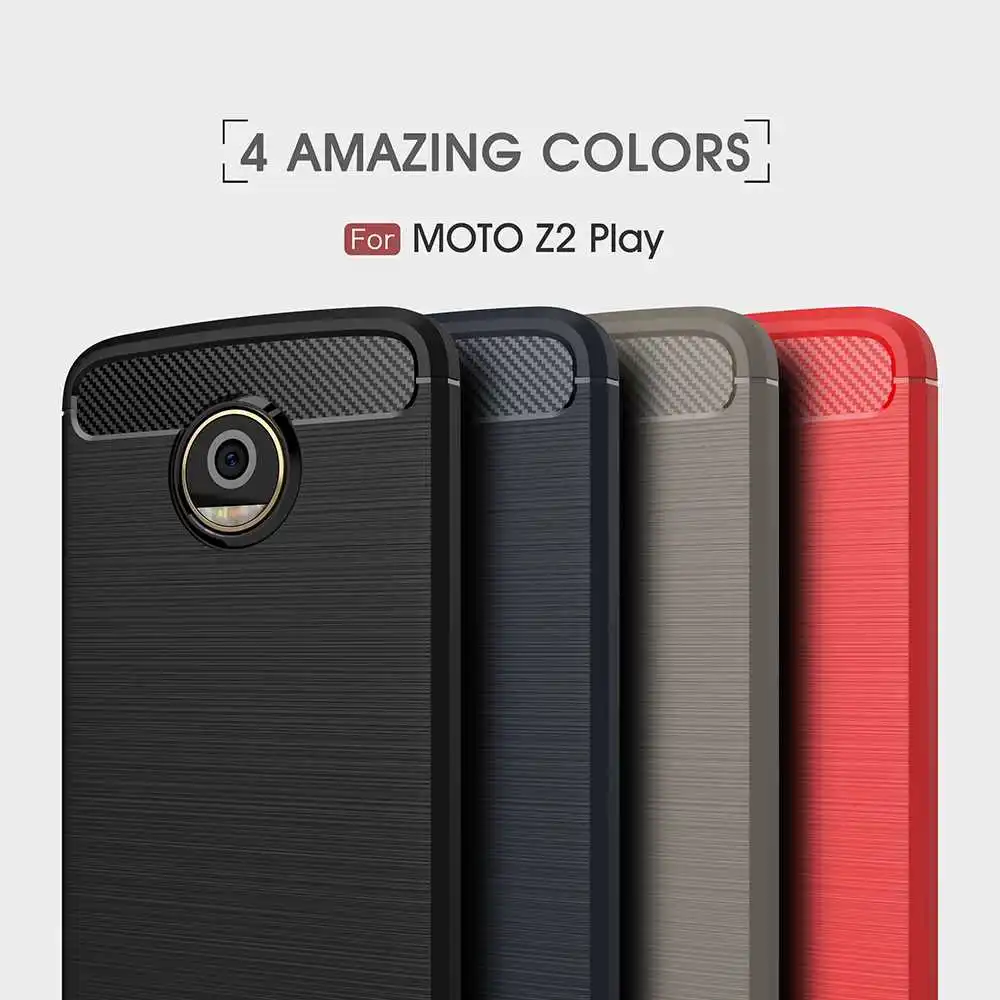 Модный противоударный мягкий силиконовый чехол Mokoemi 5," для Motorola Moto Z2 Play, чехол для Motorola Moto Z2 Play, чехол для телефона