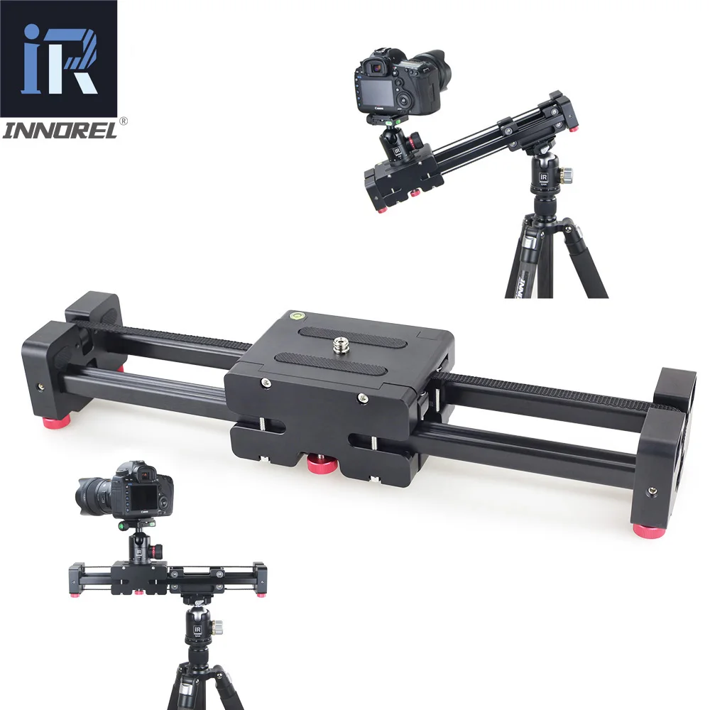 

INNOREL DL40 Double Distance Camera Slider Professional Adjustable Rail Dolly for DSLR Video Camcorder DV Filmmaking Magic Track