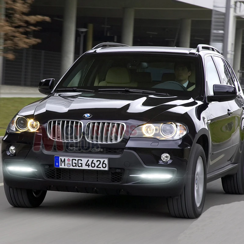 6000K Ксеноновые белые светодиодные дневные ходовые огни высокой мощности 18 Вт DRL